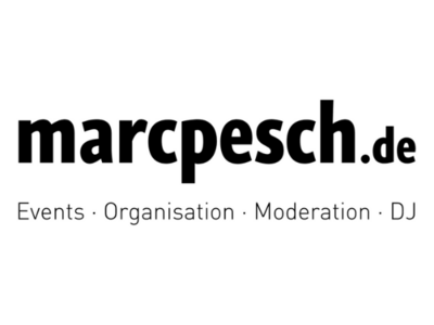 Logo marcpesch.de Events, Organisation, Moderation, DJ