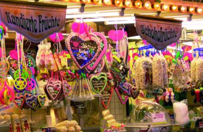 Süßigkeiten auf dem Hubertusmarkt